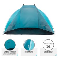 Plážový stan NILS Camp NC8030 modrý