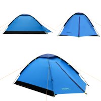 Turistický stan NILS Camp NC6033 Nightfall modrý/světle šedý