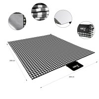 Pikniková deka NILS CAMP NC2310 maxi, černá