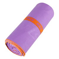 Ručník z mikrovlákna NILS NCR12 fialová/oranžová