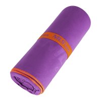 Ručník z mikrovlákna NILS aqua NAR12 fialový/oranžový