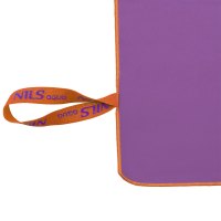 Ručník z mikrovlákna NILS aqua NAR12 fialový/oranžový