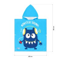 Ručník - pončo z mikrovlákna NILS aqua NAR20 Monster