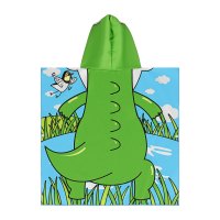 Ručník - pončo z mikrovlákna NILS aqua NAR20 Crocodile