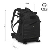 Batoh NILS Camp NC3904 Vanguard černý 45L