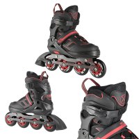 Kolečkové brusle NILS Extreme NA14174 černo-červené