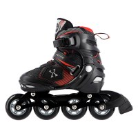 Kolečkové brusle NILS Extreme NA9080, červené