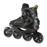 Kolečkové brusle NILS Extreme NA1128 černo-zelené