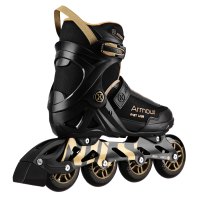 Kolečkové brusle NILS Extreme NA22151 Armour černá-zlatá