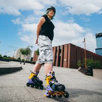 Kolečkové brusle NILS Extreme NA13810 žluté