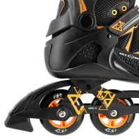 Kolečkové brusle NILS Extreme NA9022, oranžové
