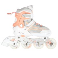 Brusle NILS Extreme NH18190 2v1 bílo-růžové