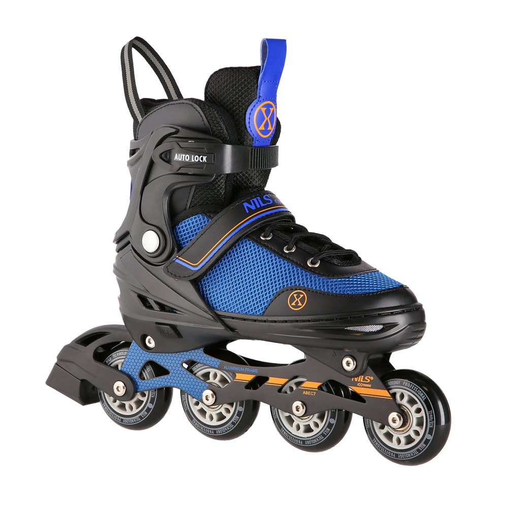 Brusle NILS Extreme NH18188A 2v1 černo-oranžové
