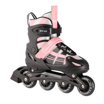 Brusle NILS Extreme NH18366A 2v1 černo-růžové