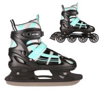 Brusle NILS Extreme NH18366A 2v1 černo-zelené