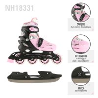 Brusle NILS Extreme NH18331 4v1 růžové