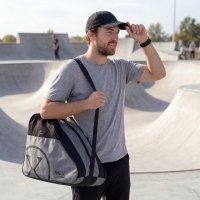 Taška na brusle NILS Extreme TS110 šedá