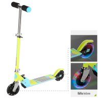Skládací koloběžka NILS Extreme HL776 zelená-modrá