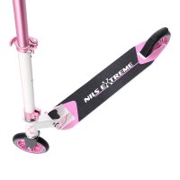 Koloběžka NILS Extreme HD125 bílá/růžová