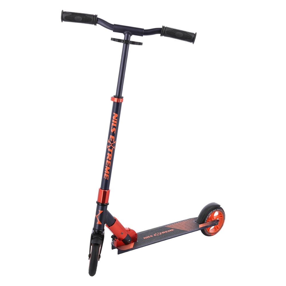 Koloběžka NILS Extreme HD145 grafit/oranžová
