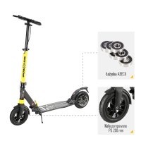Koloběžka NILS Extreme HM208T černá