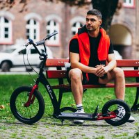 Koloběžka NILS Extreme WH10612 s pumpovanými koly 16/12"