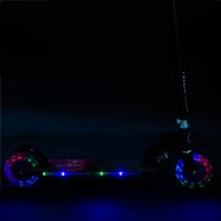 Skládací koloběžka NILS Extreme HD025 LED fialová