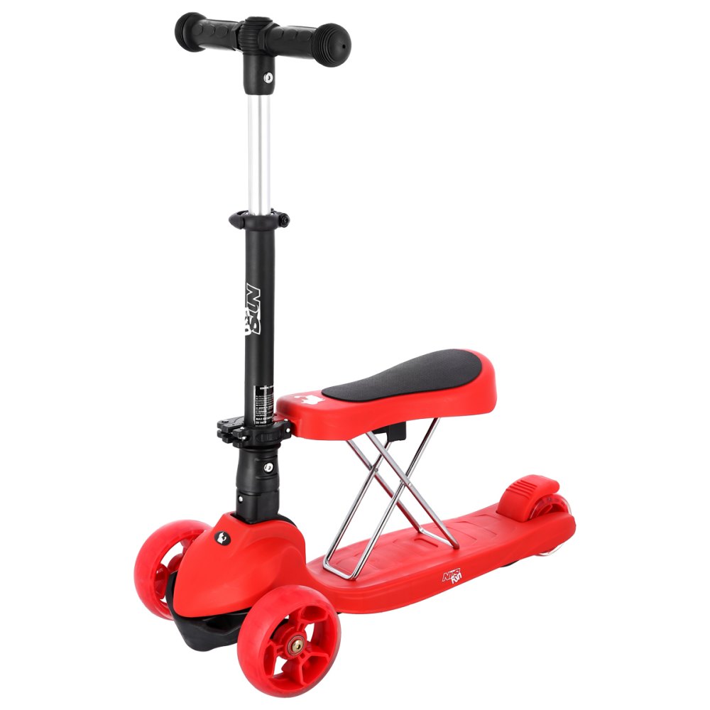 Dětská koloběžka NILS Fun HLB12 2v1 červená