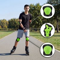 Souprava chráničů NILS Extreme H210 zelená