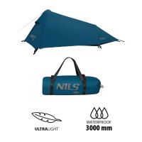 Lehký stan NILS Camp NC2502 Skyair 2 modrý
