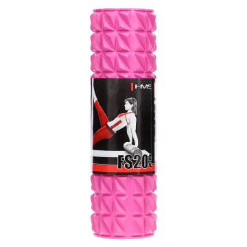 Fitness válec HMS FS205 45 cm, růžový
