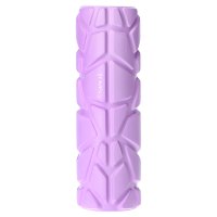 Fitness válec HMS FS119 30 cm, fialový