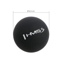 Masážní míč HMS BLC01 černý - Lacrosse Ball