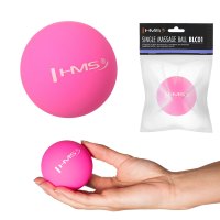 Masážní míč HMS BLC01 růžový - Lacrosse Ball