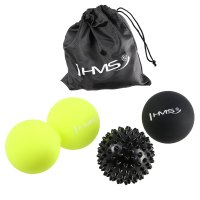 Sada masážních míčků Lacrosse Ball HMS BLS01