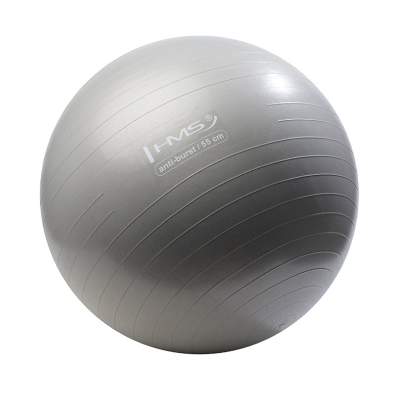Gymnastický míč HMS YB02N 55 cm šedý