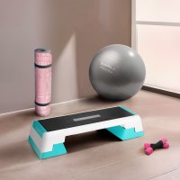 Step na aerobic HMS AS007 bílý/mentolový