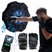 Elektronický boxerský terč HMS TB02 s LED, Bluetooth a rukavicemi (Music Boxing Machine)