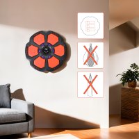 Elektronický boxerský terč HMS TB06 s LED, Bluetooth a rukavicemi (Music Boxing Machine)