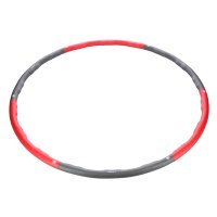 Hula hoop obruč HMS HHP002 červená, 100 cm