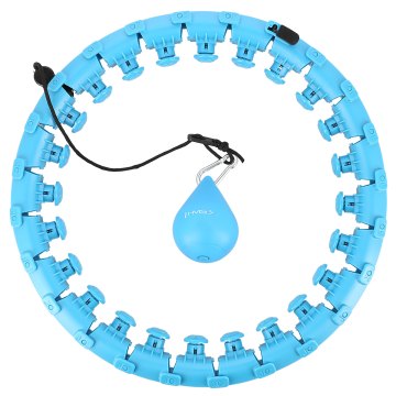 Masážní hula hoop HMS HHW01 se závažím modrá