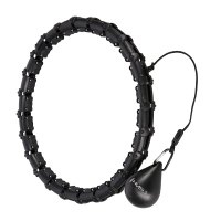 Masážní hula hoop HMS HHW02 se závažím černá