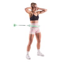 Masážní hula hoop HMS HHW06 se závažím a počítadlem zelená