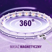 Masážní hula hoop HMS HHM14 se závažím a počítadlem fialová