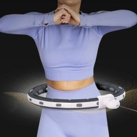 Masážní hula hoop HMS HHM15 se závažím, magnety a počítadlem černá