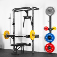 Multifunkční posilovací stojan - Power Rack HMS KLT22 šedý