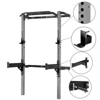 Skládací posilovací klec - Power Rack HMS KLT23 šedá