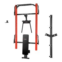 Multifunkční posilovací stojan - Power Rack HMS KLT22 červený