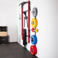 Multifunkční posilovací stojan - Power Rack HMS KLT22 červený