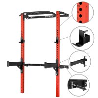 Skládací posilovací klec - Power Rack HMS KLT23 červená